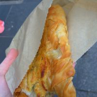 Double potato roll at The Piemaker in Edinburgh