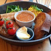 Vegan Delight full breakfast at Mocka in Folkestone