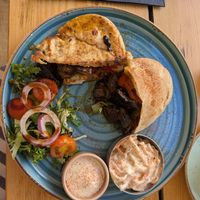 10/10, tasty , interesting, filling (and not a #@&*¥ falafel) at Mocka in Folkestone