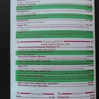 Menu 2 at Pizza Company in Las Vegas