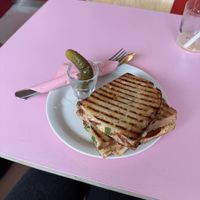 Hot mess express toastie  at Lykke in Helsinki