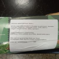 Ingredients for a Vegan Breakfast Roll at MLA - Veràni in Luqa