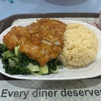 Got the lemon chicken with extra meat - was sooo good! at 121 Vegetarian in Central Singapore
