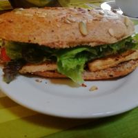 Baguette de tofu at El Milenio in Tepoztlan