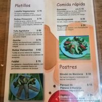 Menu 1 at El Milenio in Tepoztlan
