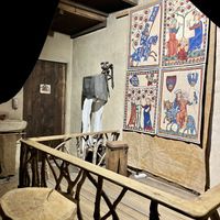 Back wall  at Taverna Antiqua in Tomar