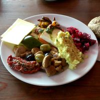 Antipasti plate. at Mio Matto in Berlin