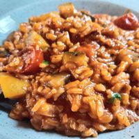 Mediterranean Risotto (vg) at Davanti Classico in Tynemouth