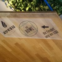 Inside sign at avesu in Berlin