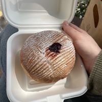 Croissant type bun with blueberry fillingg  at Wheat Allergy Baking Studio in Taichung