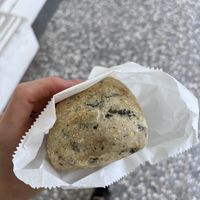 Sea weed sourdough bun ($90)  at Wheat Allergy Baking Studio in Taichung