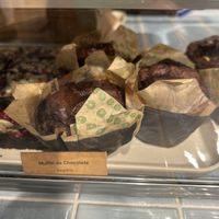 Chocolate muffin   at Syra Coffee in San Sebastian