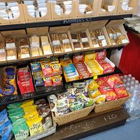 Selection of vegan snacks at Cafe Express in Skipton