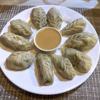 Veg mo mo  at Himalayan Vegan Restaurant in Kathmandu