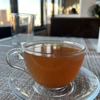 Tea was on the sweet side but idk if it was just from the herbs or actual sugar   at Himalayan Vegan Restaurant in Kathmandu