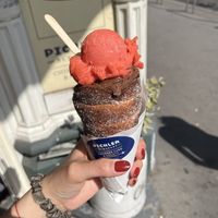   at Pichler Chimney Cake & Gelato in Budapest