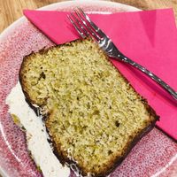 Vegan pistachio cake   at delikaaat! in Baiersbronn