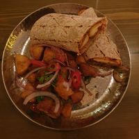 Mowgli chip butty at Mowgli in Knutsford