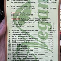 Lots of vegan options! Also the pizza can be deep pan or thin  at Express Pizza in Copenhagen