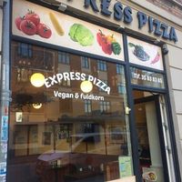 Express pizza vegan at Express Pizza in Copenhagen