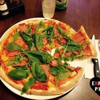 Vegan pizza its so nice at Express Pizza in Copenhagen