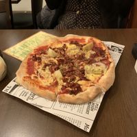 Delicious pizza! at Express Pizza in Copenhagen