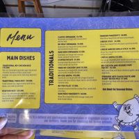 Menu at Shottas Medellin Vegan Food in Medellin