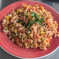 🍚 Traditional No Chicken Rice (19000 COP) at Shottas Medellin Vegan Food in Medellin