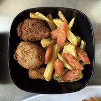 Nuggi papa  at Shottas Medellin Vegan Food in Medellin