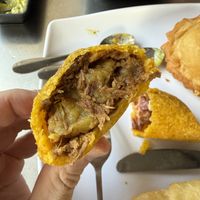 Empanada no carne  at Shottas Medellin Vegan Food in Medellin
