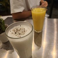 limonada de coco at Shottas Medellin Vegan Food in Medellin