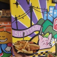 No-Chicken at Shottas Medellin Vegan Food in Medellin