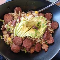 Paisa Rice at Shottas Medellin Vegan Food in Medellin