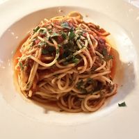 Spaghetti marinara  at Vinny's Ristorante in Friday Harbor