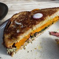 Pumpkin toastie  at Moore Street General in Austinmer