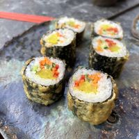 Vegan Tempura Maki  at Raion Sushi in Ankara