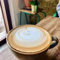 Oat cappuccino  at Park Life in Bangor