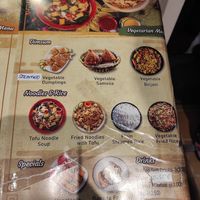 Menu at Golden Bowl Dim Sum in Rovaniemi