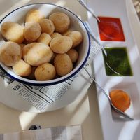 Papas arrugadas at Mirador de las Salinas in Lanzarote
