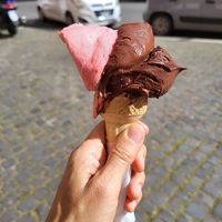 4 euro cone at La Botega in Rome