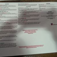 Lao menu at The Crown & Cushion in South East London