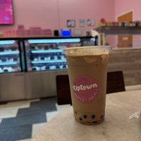(Soy) milk tea with tapioca pearls  at Uptown Sweets & Treats in Columbus