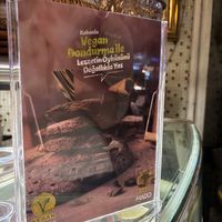 Vegan chocolate poster   at Mado - Ankara in Ankara