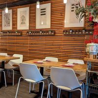 interior at Sushi Mazi in Portland