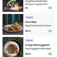 Menu  at Ni Hao Bar in Sydney