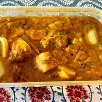 Vegetable balti at Cinnamon Indian Cuisine in Dundonald