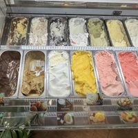 Ice cream flavors  at Paradiso Della Frutta in Bussolengo