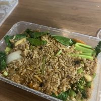 Tom yum fried rice   at Thai Bites in Marrickville