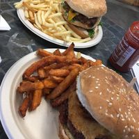 Mac Daddy and Western Bacon  at Organix Vegan Deli in Los Angeles