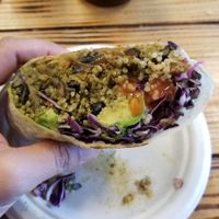 Poncho Burrito! at Organix Vegan Deli in Los Angeles